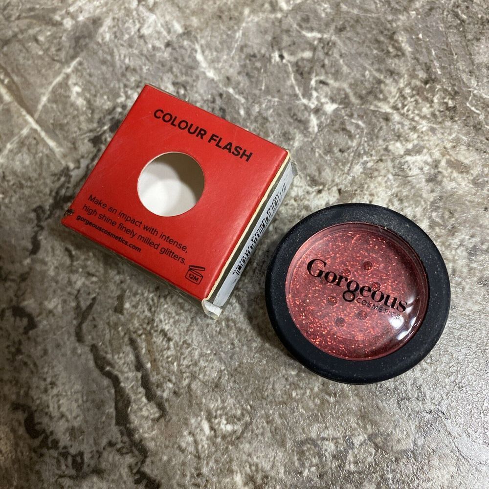 Gorgeous Cosmetics Colour‎ Flash Loose Glitter Eyeshadow Ruby (RED) New